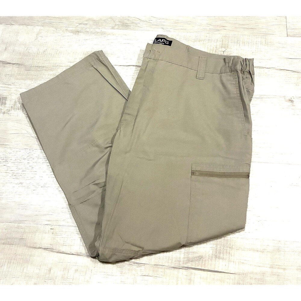 LAPG Men's Boulder Rip-Stop Tactical Pants Size 44x29 Police Light Brown Work